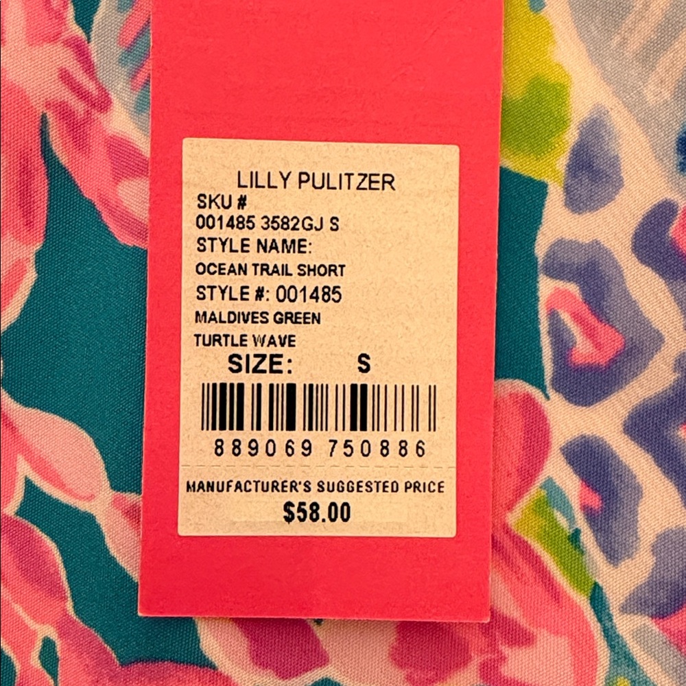 New! Lilly Pulitzer Luxletic Shorts - Picture 2 of 9